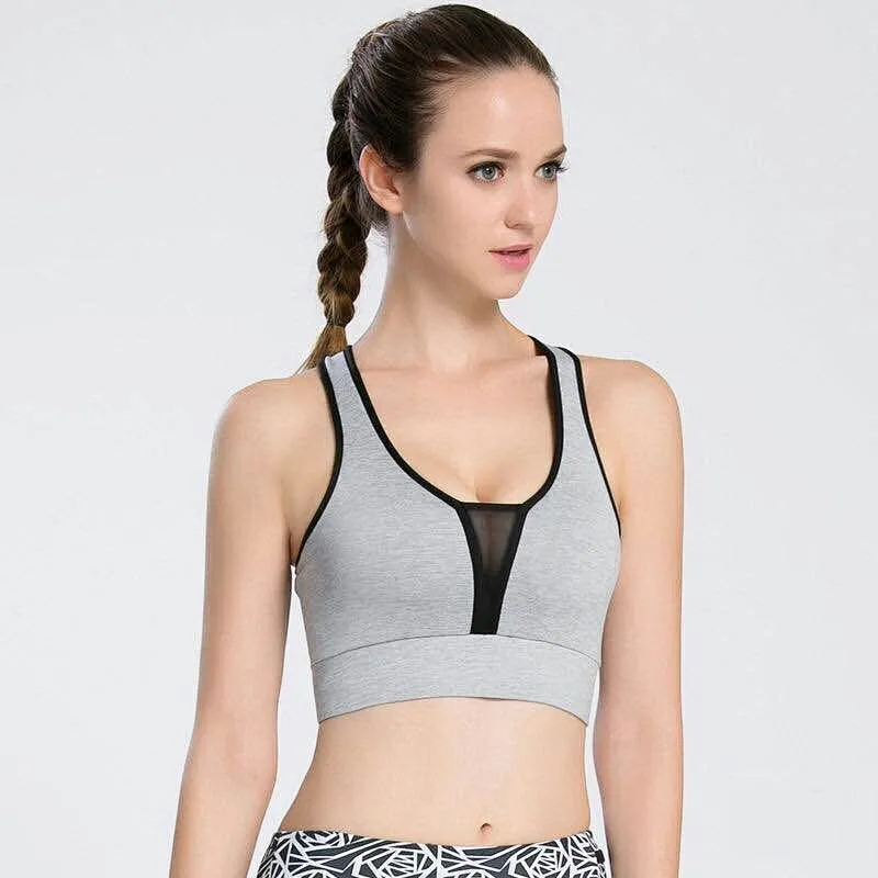 Ladies flexible cheap polyester sport vest