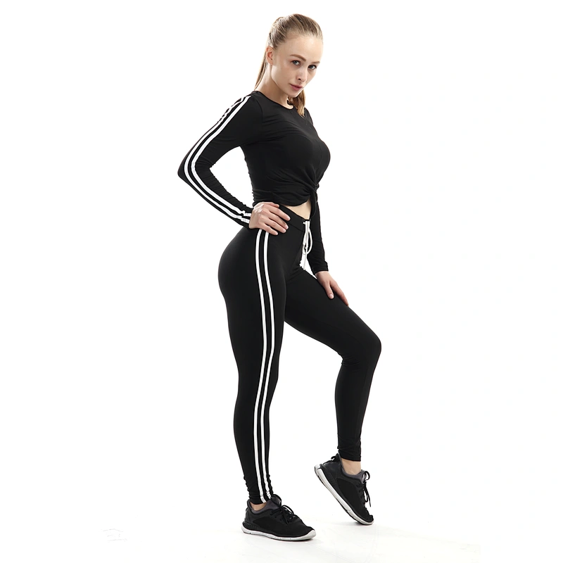 Wholesale High Quality Custom Plain Long Sleeve Women Crop Tops Hoodies