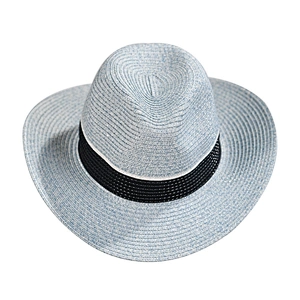 Made in China Stylish Sun block UV Contrased Color Straw Ladies Panama Summer Hat