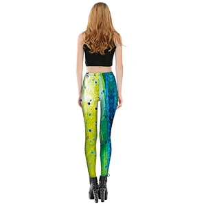 Women's Printed Leggings Full-Length Regular Size Yoga Workout Leggings Pants