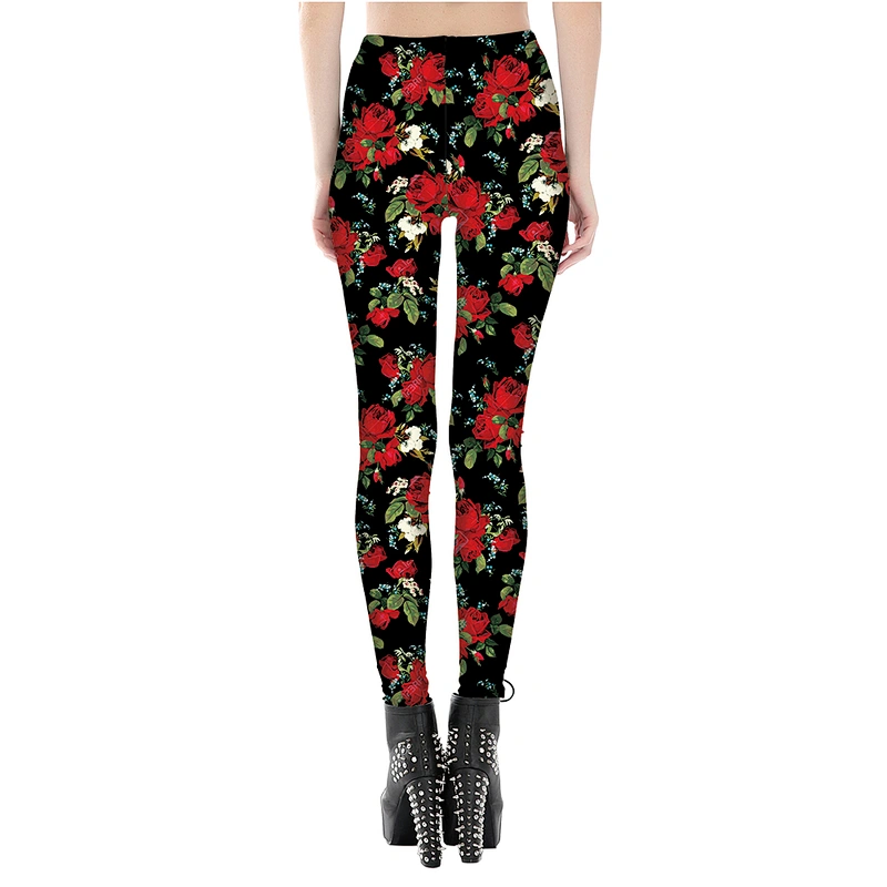 Women's  Digital Printing Leggings High Waisted  Sports Workout Tights