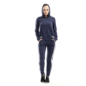 Two pieces long sleeve tops and pants activewear wholesale women sportswear