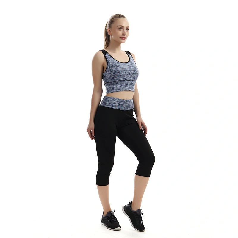 Women's Yoga Capri Pants High Waist Slim Sexy Hollow Outdoors Running Fitness Leggings