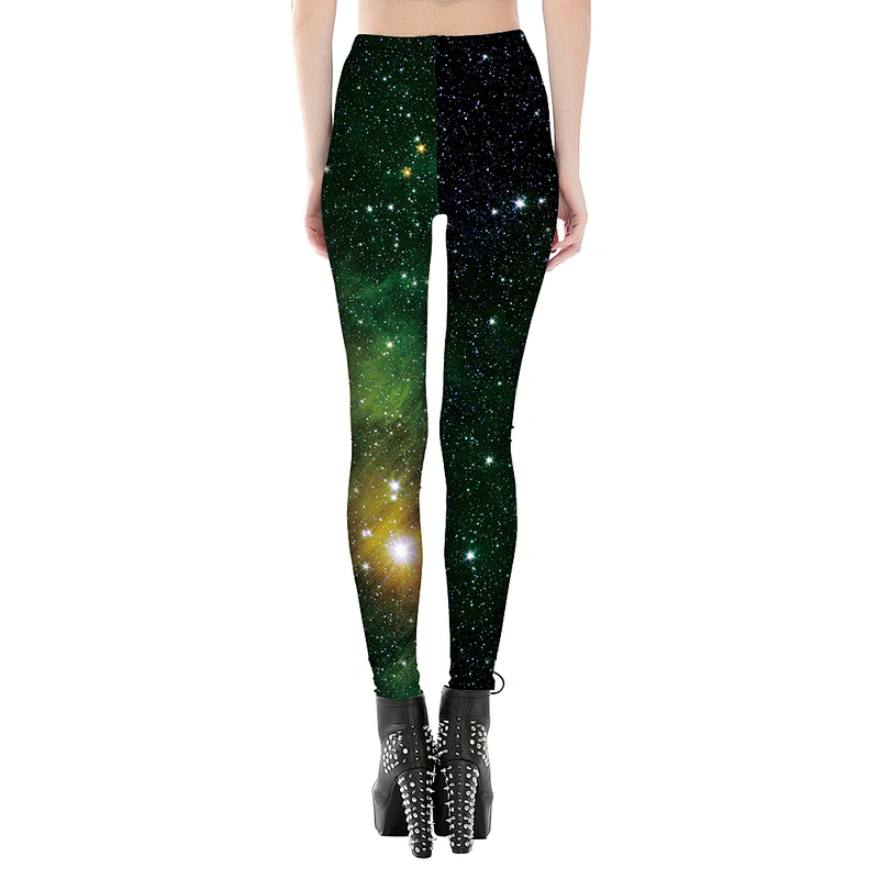 Women's Digital Print High Waist Stretchy Ankle Sexy Leggings