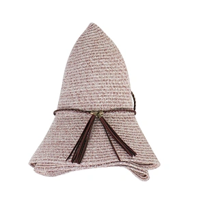 High Quality Anti-sunshine Folding Breathable Summer Straw Ladies Hat