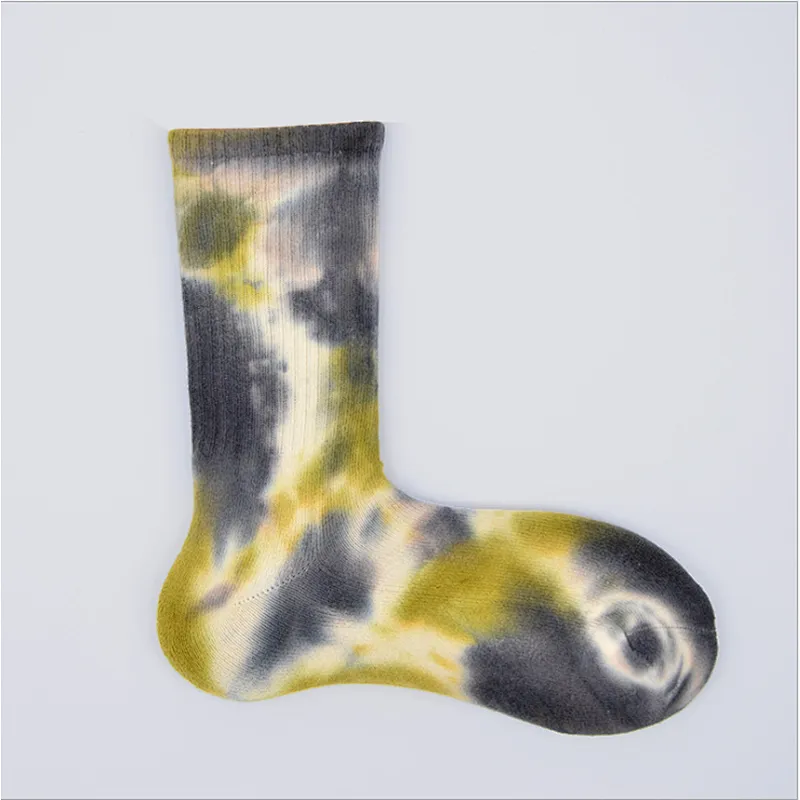 Adult Mens No Show Socks Cotton Short Tie Dye Custom Sport Socks With Cushions