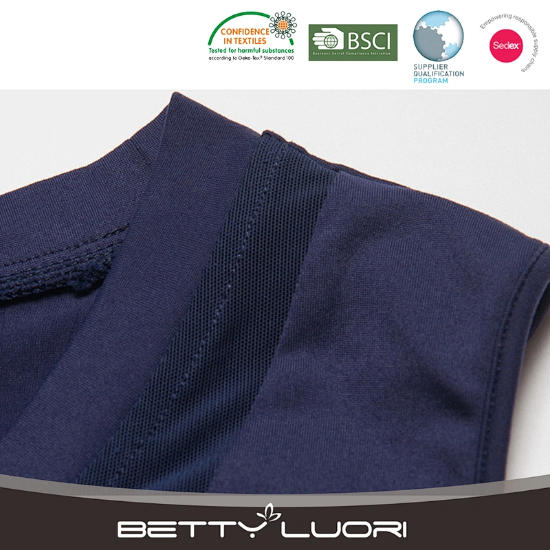 Ladies flexible cheap polyester sport yoga vest
