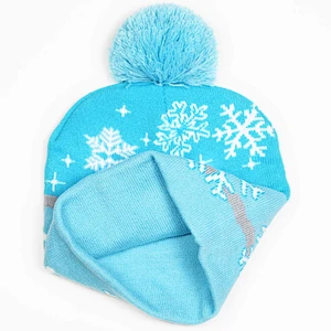 Hot Sell New Design Christmas Hallowmas Festival Kids Beanie Scarf With Led Flashing Light ,Hot selling OEM New Design Unisex