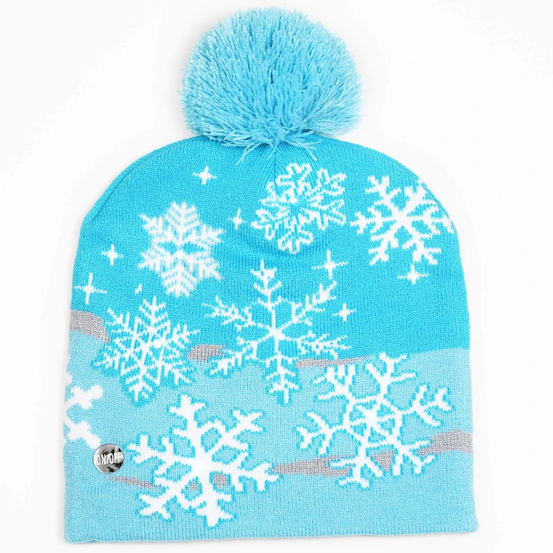 Hot Sell New Design Christmas Hallowmas Festival Kids Beanie Scarf With Led Flashing Light ,Hot selling OEM New Design Unisex