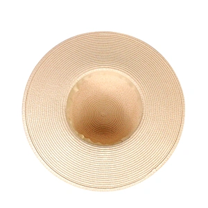 Basic Summer Anti UV and Breathable and Promotional Beach Straw Hat
