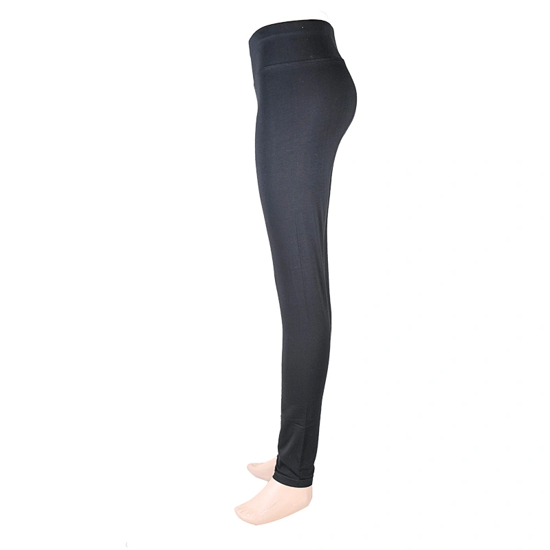 100%polyester Women black seamless legging
