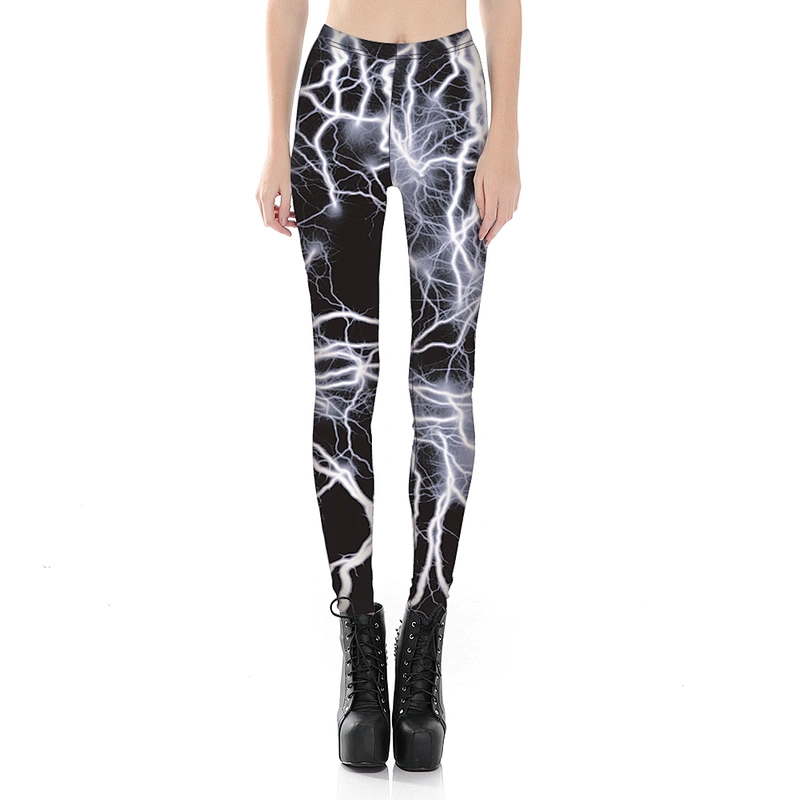 Womens Hot Sale Printed High Waist Leggings Pants