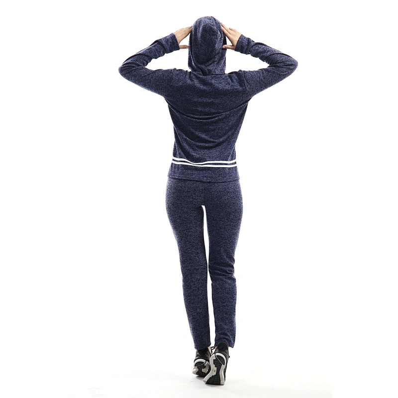 Two pieces long sleeve tops and pants activewear wholesale women sportswear