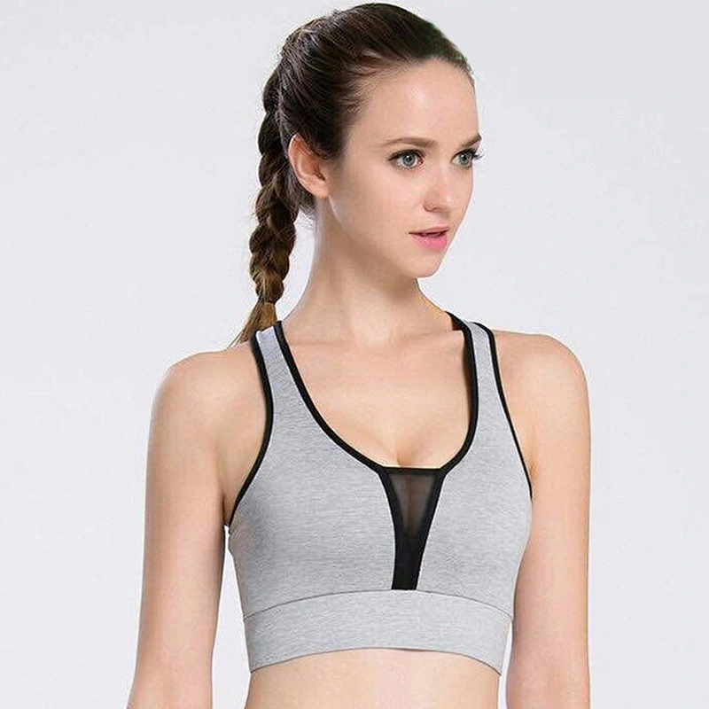 Girl popular waterproof and moisture wicking cheap  ladies sexy yoga sport bras