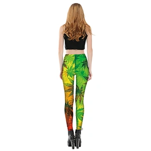 Women's Sexy Milk Pants Digital Printing Slim Leggings