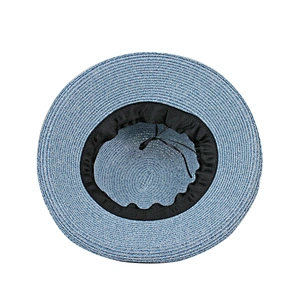 2020 Fashionable Big Brim Ladies Paper Folding Straw Hat