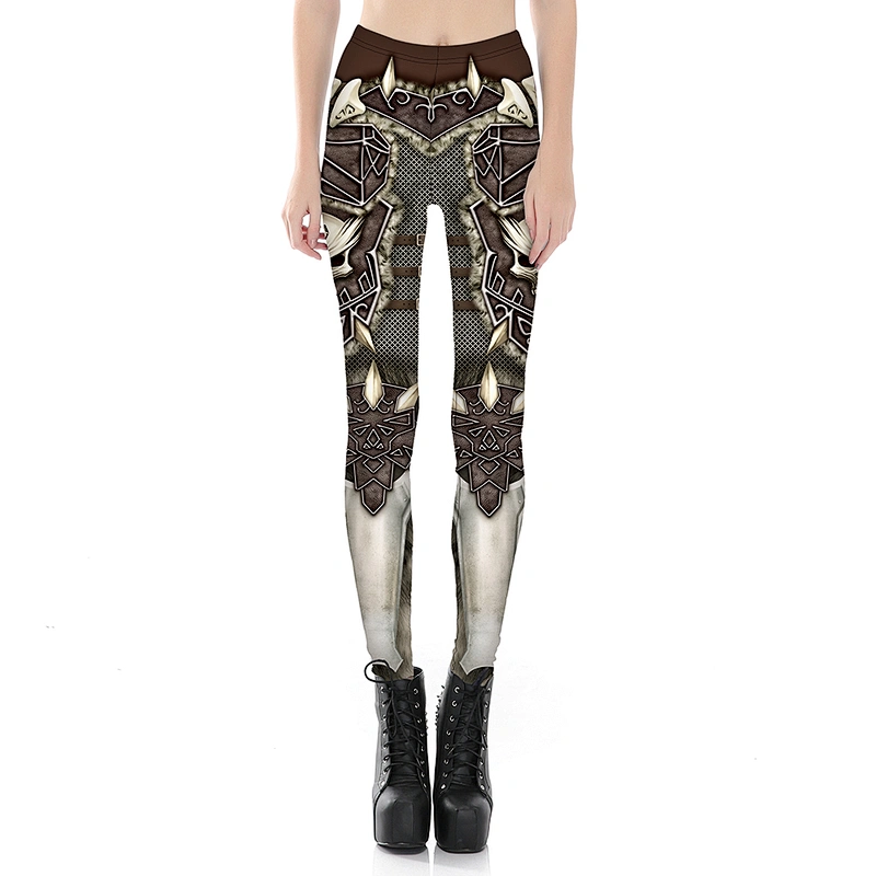 Women's Digital Printing Leggings High Waisted Yoga Pants Sports Workout Tights