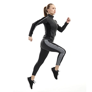 Wholesale Comfortable Women Sports Wear Casual Hoodie Custom Sweatsuit With Striped