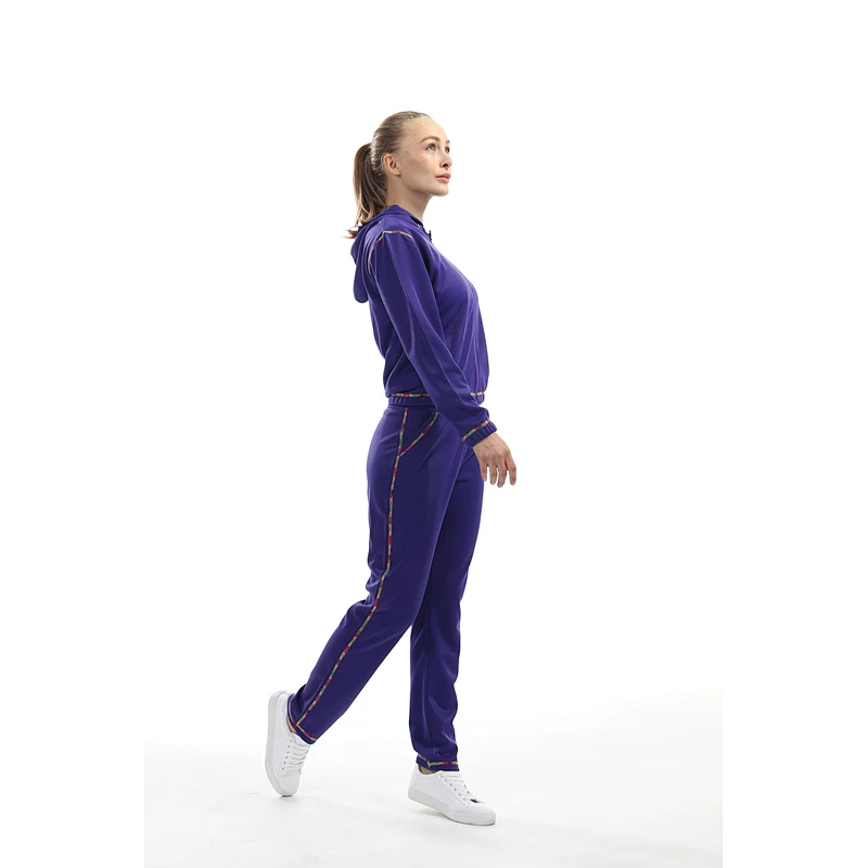 Women Outfits Tracksuit Sweatshirt Pants Sets Sport Long Sleeve Patchwork Wear Casual Suit Sets
