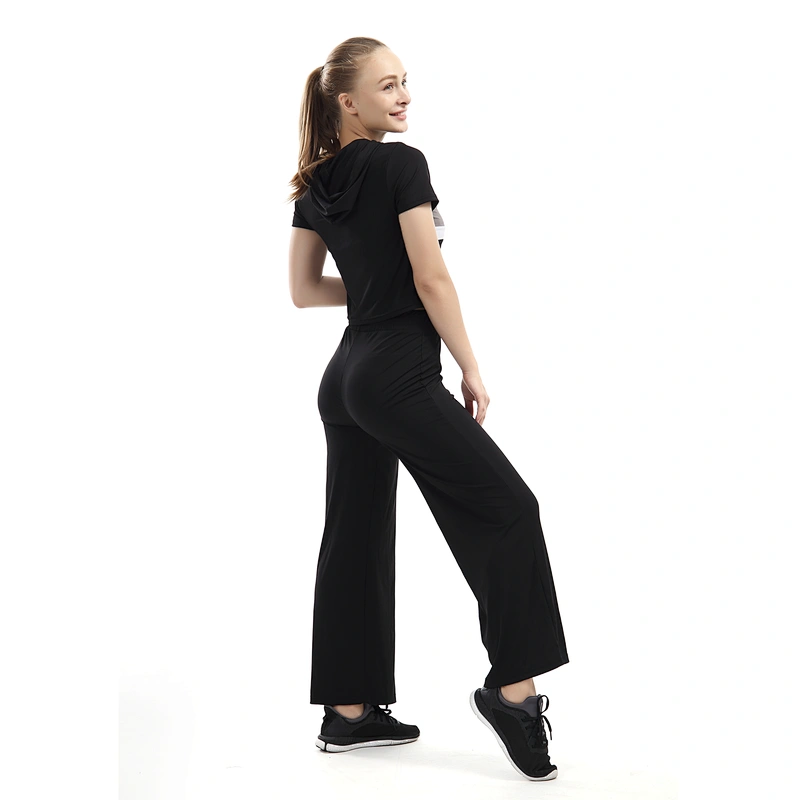 Hip Butt Lifting Womens Fashion Casual Wide Leg Pants