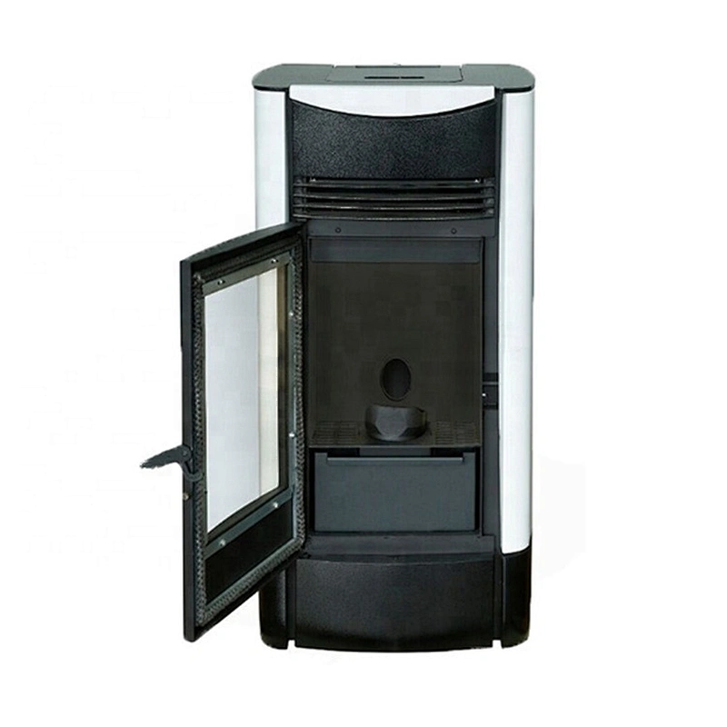 12kw automatic temperature control remote control indoor air pellet stove