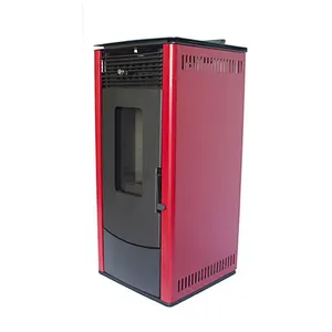 Automatic Feeding biomass home heating pellet stove with radiators