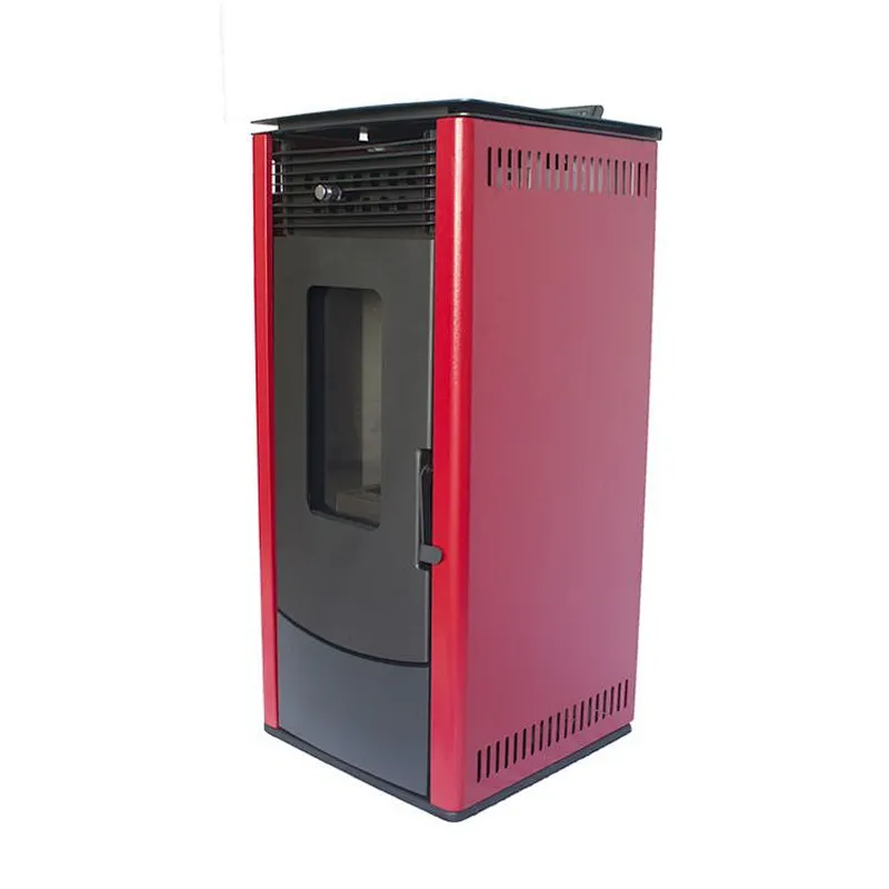 Automatic Feeding biomass home heating pellet stove with radiators
