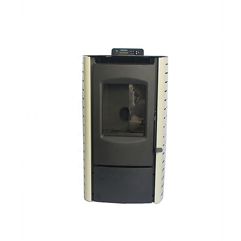 2019 year modern house design stainless steel coating wood Pellet heating Stove with ce certification
