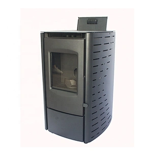 2019 year modern house design stainless steel coating wood Pellet heating Stove with ce certification