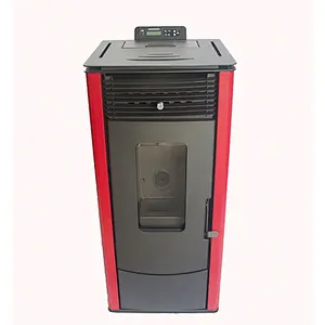 Automatic Feeding biomass home heating pellet stove with radiators
