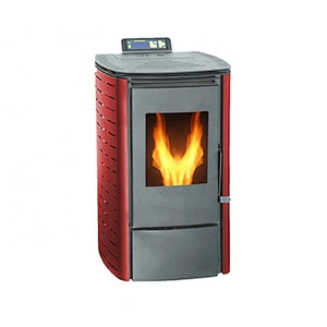 2019 year modern house design stainless steel coating wood Pellet heating Stove with ce certification