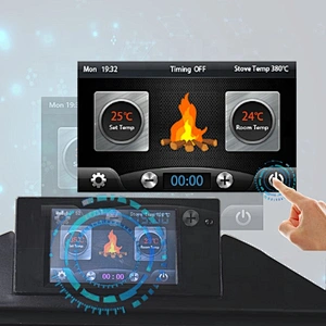Both air and water heating 22kw hydro pellet stove with CE
