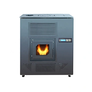 remote control glass-self cleaning 8kw indoor air pellet stove