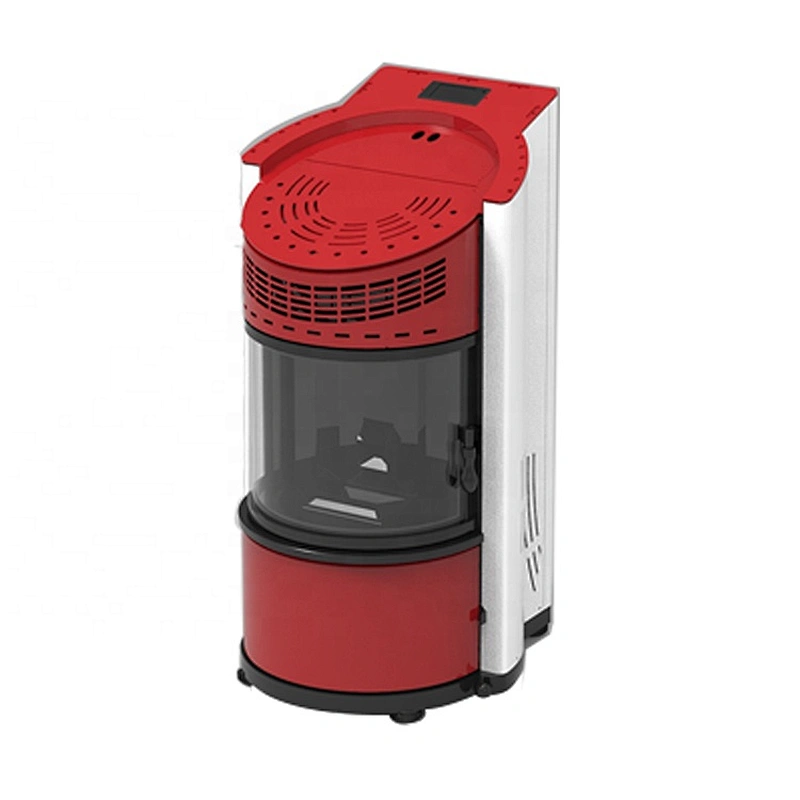 HeYing 11kw remote control cylindrical indoor air pellet stove