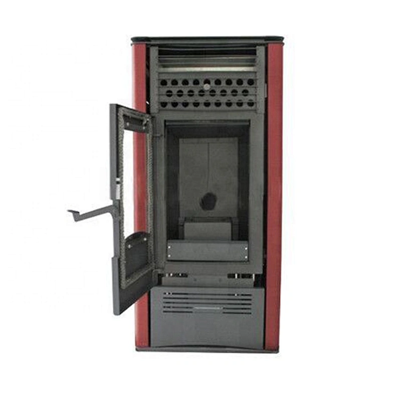 12kw safe automatic temperature control indoor air pellet stove