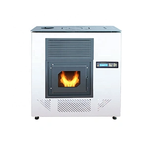 remote control glass-self cleaning 8kw indoor air pellet stove