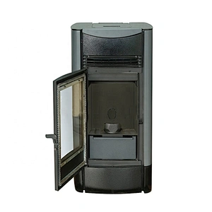 12kw automatic temperature control remote control indoor air pellet stove