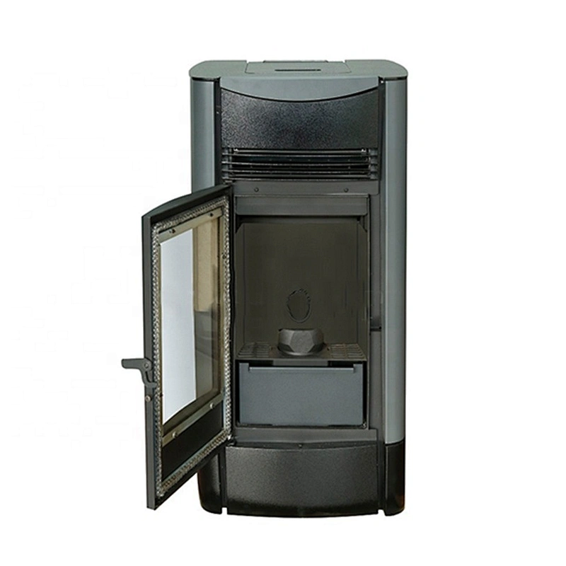 12kw automatic temperature control remote control indoor air pellet stove