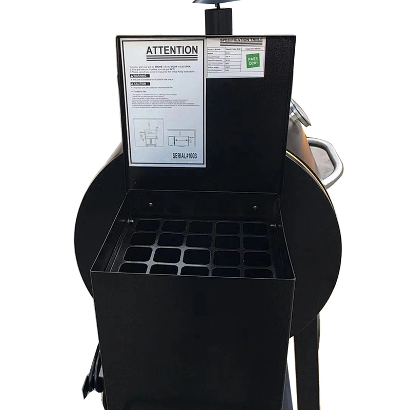 smokeless patio smoker pellet stainless steel
