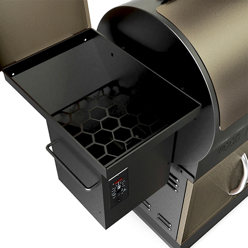 850Sq inches with front table PID controller electric bbq wood pellet smoker grill