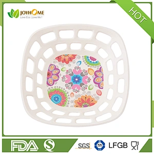 2018 New Design eco-friendly bamboo fiber kitchen Colander