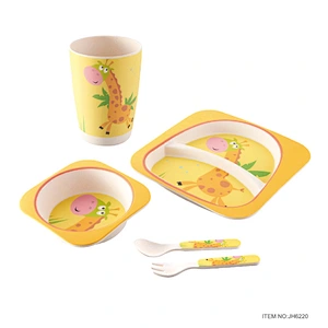 german children biodegradable tableware kids set