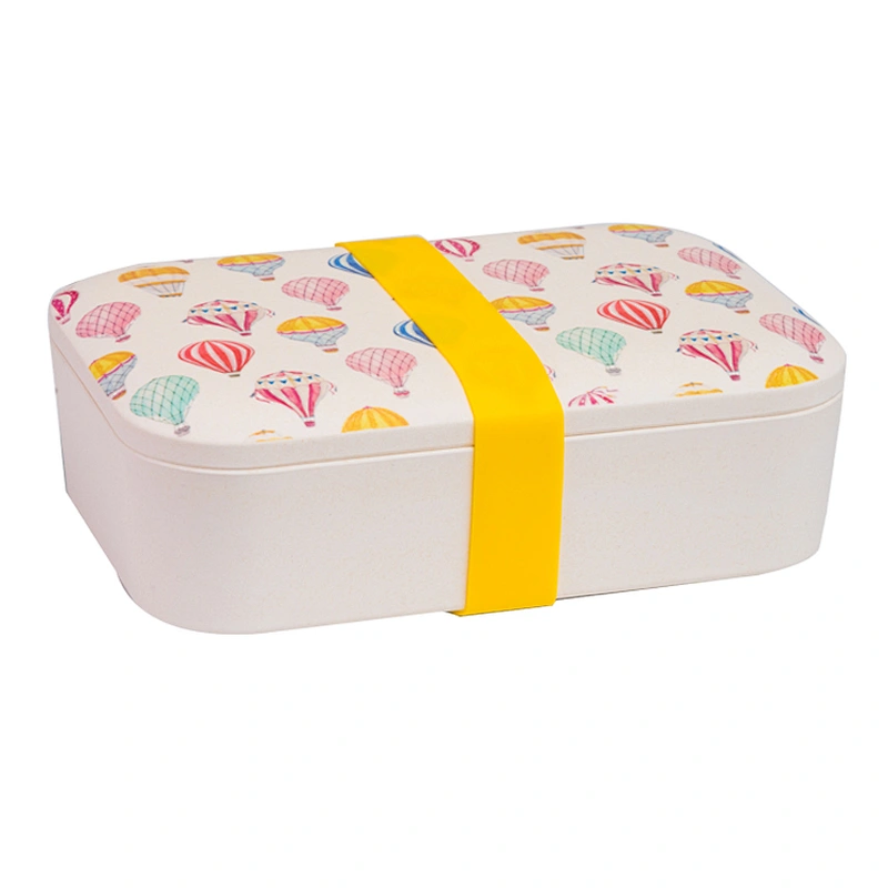 2019 New Design Bio-degradable bamboo kid lunch box