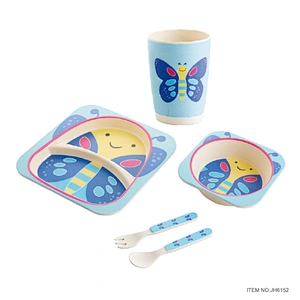 Cute design High quality food safe kid dinnerware set