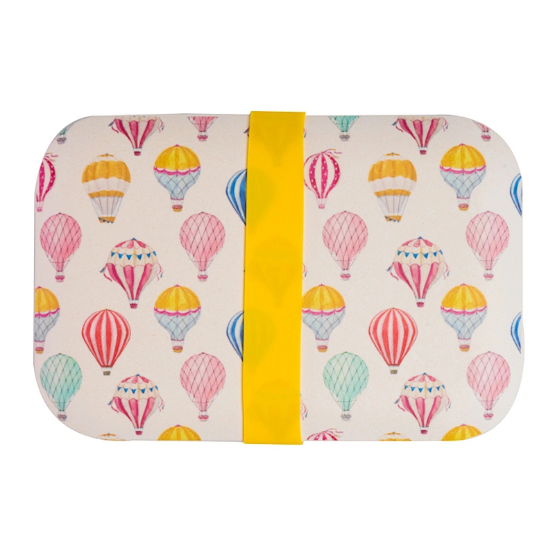 2019 New Design Bio-degradable bamboo kid lunch box