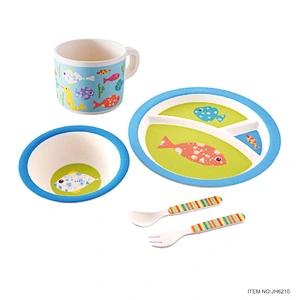 Cute design High quality food safe kid dinnerware set