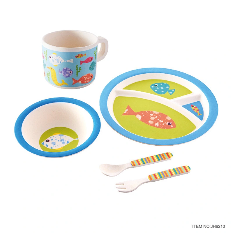 Cute design High quality food safe kid dinnerware set