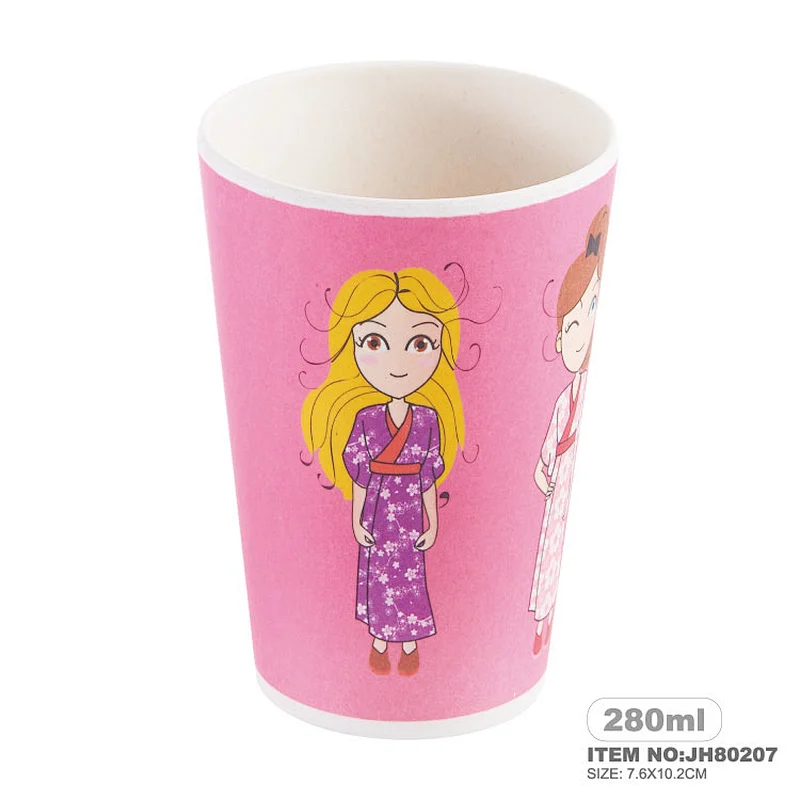 Custom printed bamboo coffee mug