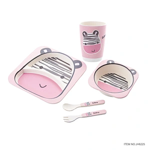 german children biodegradable tableware kids set