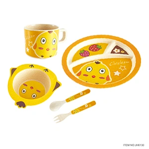 Cute design High quality food safe kid dinnerware set